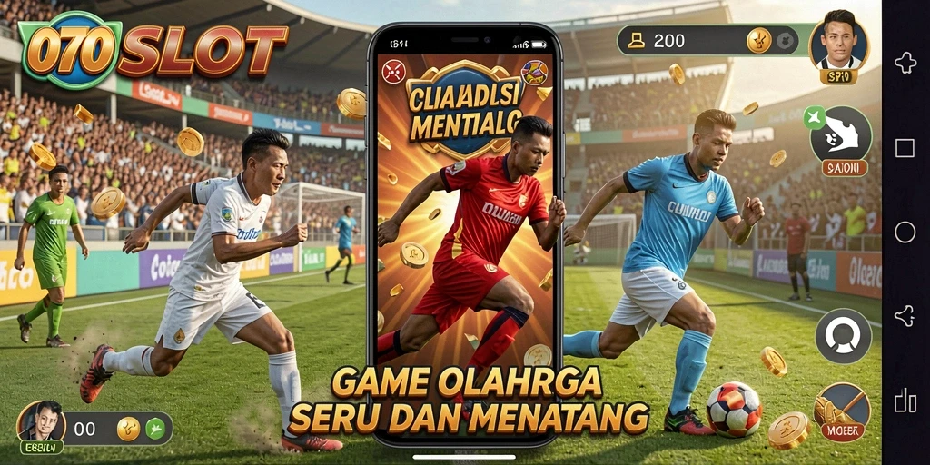 Tampilan gameplay seru dari 070SLOT dengan aksi olahraga yang menegangkan.