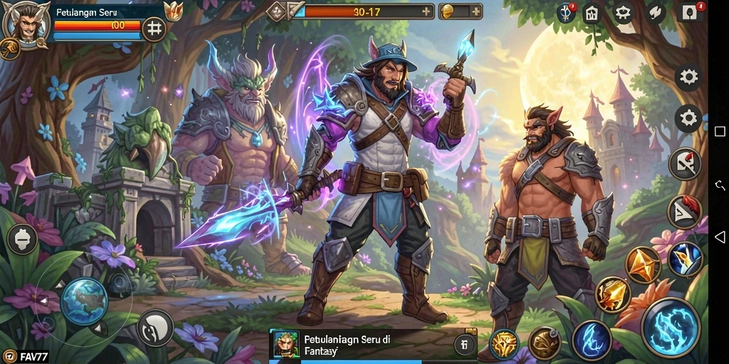 Gameplay seru dengan grafis menawan di FAV77.
