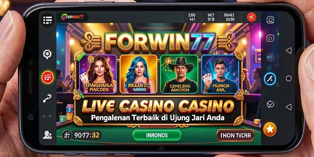 Gameplay Live Casino di FORWIN77 yang mendebarkan.