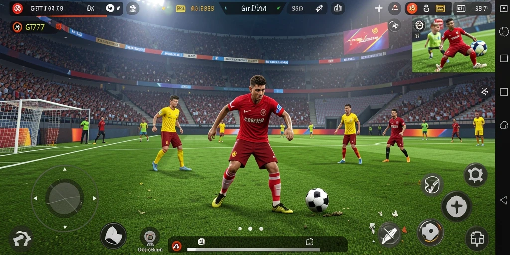 Screenshot gameplay GT777 yang menampilkan aksi olahraga seru.
