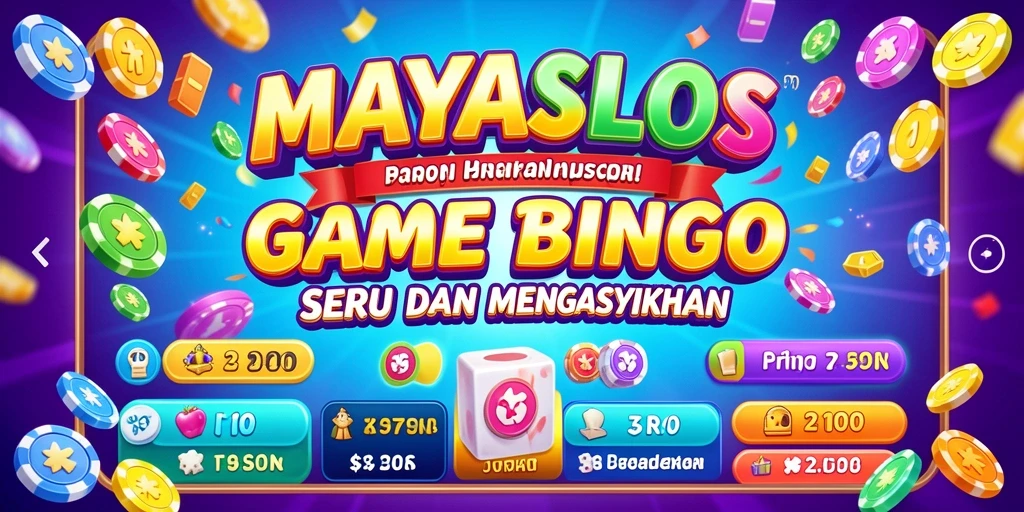 Tampilan gameplay Bingo seru di MAYASLOTS.