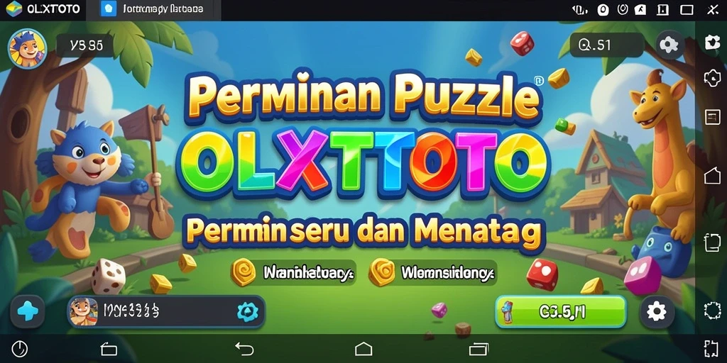 Tampilan gameplay OLXTOTO yang penuh warna dan menarik.