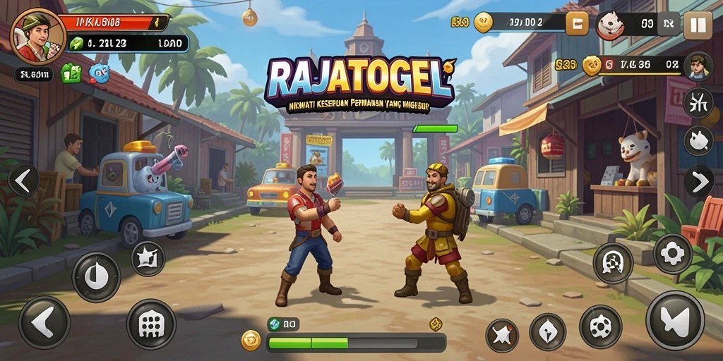 Tampilan gameplay yang menarik dari RAJATOGEL.