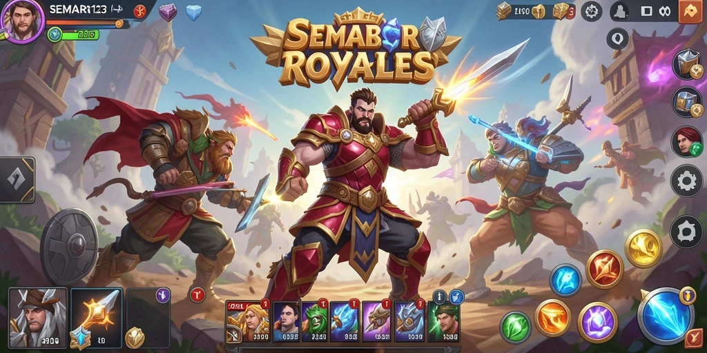 SEMAR123 gameplay Battle Royale yang mendebarkan dan seru.