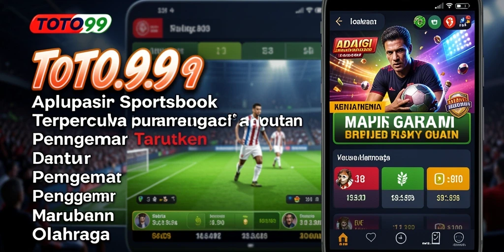 Screenshot TOTO99 menampilkan fitur taruhan olahraga secara langsung.