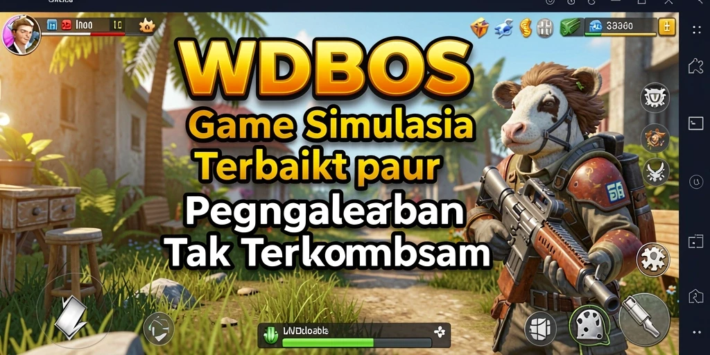 Screenshot utama WDBOS menunjukkan gameplay yang menarik dan interaktif.